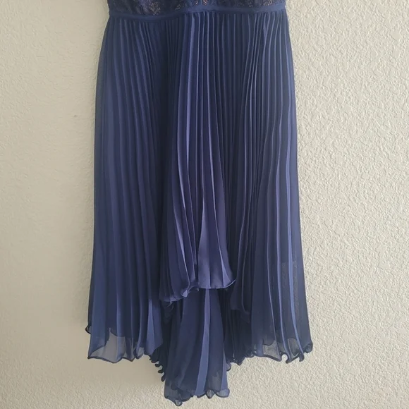 BCBG Paris NWT size 0 Lily Blue Night Dress - Picture 4 of 9